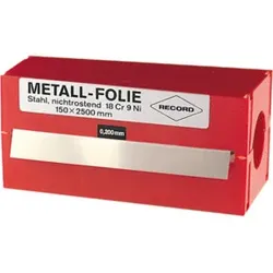 HOLEX Folienband 150 × 2500 mm Werkstoff 0,3 mm Edelstahl