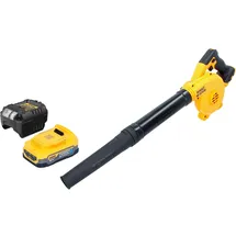 DeWalt DCV 100 E1 Akku Gebläse / Laubbläser 18 V + 1x Powerstack Akku 1,7 Ah + Ladegerät