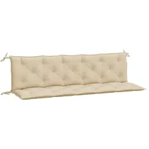 vidaXL Bankauflage 180 x 50 x 7 cm beige 2 St.