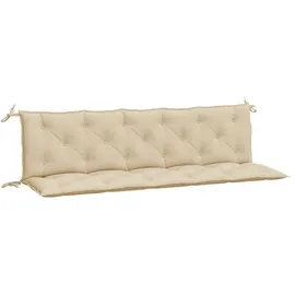 vidaXL Bankauflage 180 x 50 x 7 cm beige 2 St.