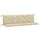 vidaXL Bankauflage 180 x 50 x 7 cm beige 2 St.