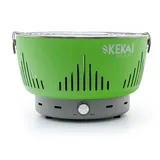 kekai Crater 35x35x25 cm, Holzkohle-tischgrill - Green - One Size