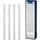 Villeroy & Boch - Purismo Bar, Glas-Trinkhalm lang, Set 4-tlg., 20cm, Kristallglas