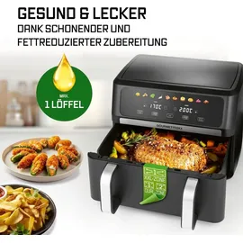GOURMETmaxx Heißluftfritteuse AirGenius 10 l schwarz
