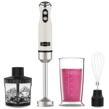 Cecotec Power RetroBeige 1200MAX Cream&Crush Stabmixer