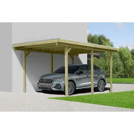 DELTA GARTENHOLZ GMBH&CO.KG Einzelcarport mit PVC-Dach 3,00 x 5,00 m kdi