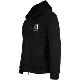 Armani Exchange Sweatjacke Herren Schwarz/Weiß L