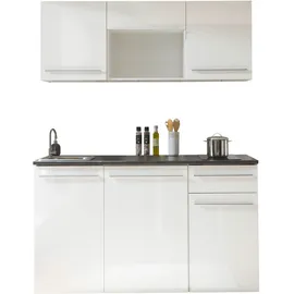 BASIC by Balculina Küchenzeile Jazz 160 cm weiß