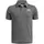 Under Armour Icon Poloshirt Jungen 025 castlerock light heather/white S 127-137 cm