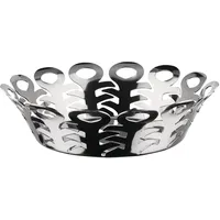Alessi Vimini Schüssel 22 cm, silberfarben