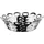Alessi Vimini Schüssel 22 cm, silberfarben