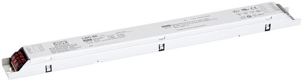 MeanWell Mean Well LDC-80B LED-Treiber Konstantleistung 80 W 700 - 2100 mA 27 LED Trafo grau