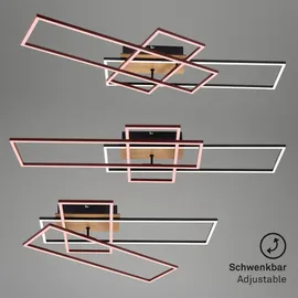 Briloner CCT LED Deckenleuchte 104 cm schwarz