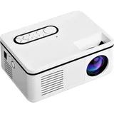 H90 1080P Voll MINI LED Projektor 3D Beamer Heimkino Unterstützung Für TV 360XBOX LAPTOP TF PAV/VGA/USB/TF/HDMI-kompatibel(Weiß)