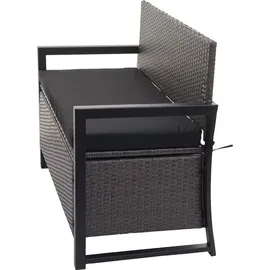 MCW MCW-F39 2er Sitzbank 120 x 60 x 85 cm Grau
