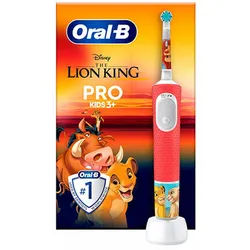 Elektrische Zahnbürste Oral-B Rey Leon Rot Bunt