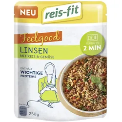 Reis-Fit Feelgood Linsen mit Reis & Gemüse 250G