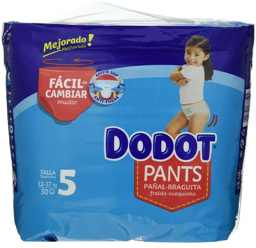 Einweg-Windeln Dodot Dodot Pants Größe 5 12-17 kg 30 Stück - 5