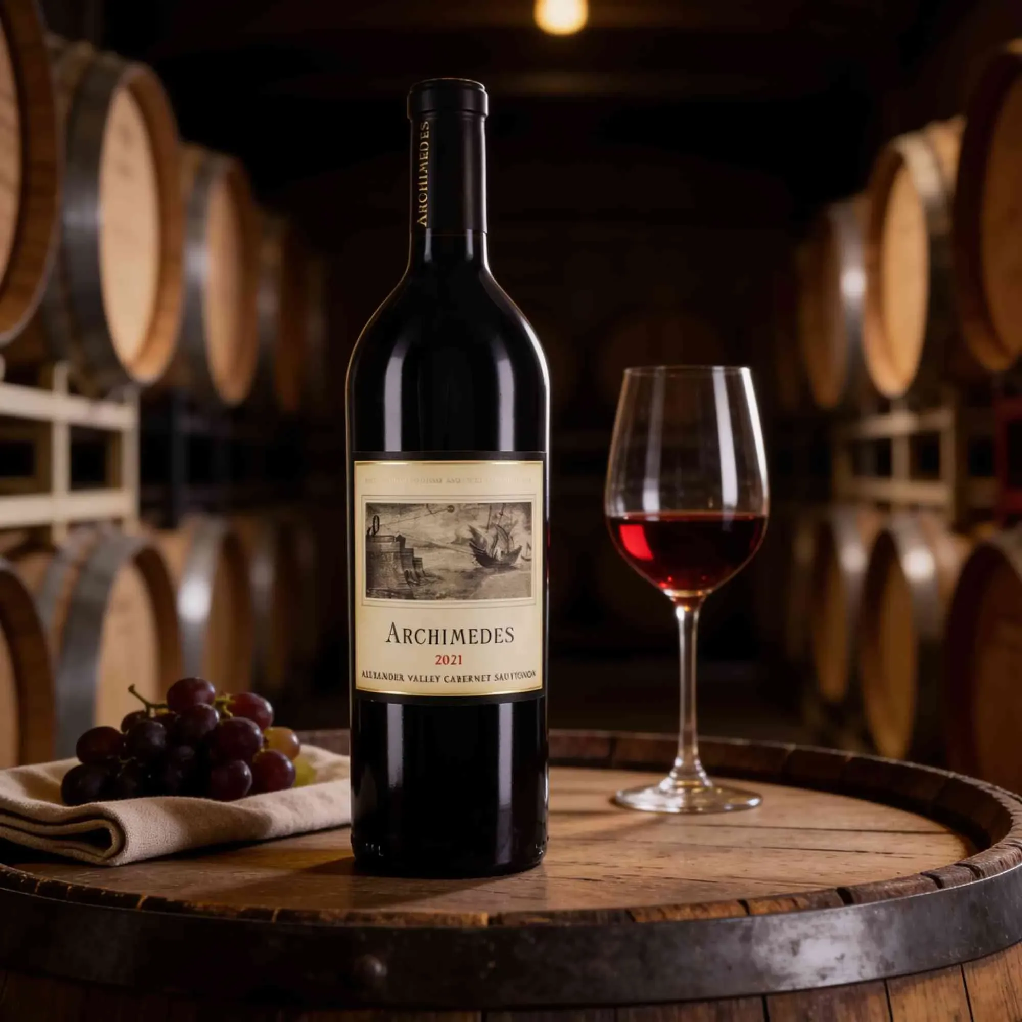 Francis Ford Coppola Winery 2021 Francis Ford Coppola Archimedes Cabernet Sauvignon 2021 Cabernet Franc,Cabernet Sauvignon,Malbec,Petite Verdot USA