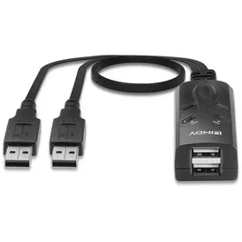 Lindy 2 Port USB KM Switch 2 Port Tastatur-/Maus-Umschalter