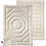 billerbeck 4-Jahreszeitenbettdecke Concerto Duett 135x200 cm Baumwolle Beige Champagner 135 x 200