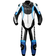 Spidi Sport Warrior Touring Lederkombi - Weiß/Blau / 52