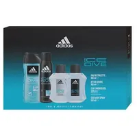 adidas Ice Dive Eau de Toilette 100 ml + Duschgel 250 ml + Deodorant 150 ml Geschenkset  