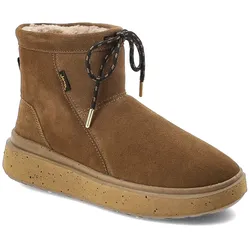 Braune Schneestiefel Jeep Schlupfschuhe, 40