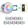 Longlife LED Einbaustrahler Mini 10er Set 3W RGBW silber IP65