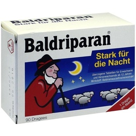 PharmaSGP GmbH Baldriparan Stark für die Nacht überzogene Tabletten 90 St.