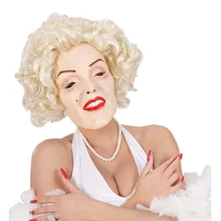 Diva Marilyn Maske Mit Perücke