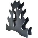 Harilla Hantelständer mit 4 Ebenen, nur Ständer, platzsparendes Gewichtsregal für Fitnessstudio zu Hause