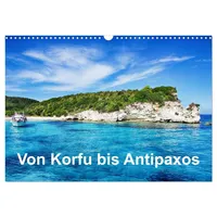 Calvendo Von Korfu bis Antipaxos (Wandkalender 2026 DIN A3