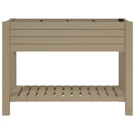 furnicato Hochbeet 110 x 45 x 79 cm Braun