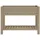 furnicato Hochbeet 110 x 45 x 79 cm Braun