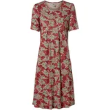 Viskose-Kleid, Druck rost, 52