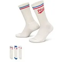 Nike drei paar nike everyday plus crew socken weis - 38-42