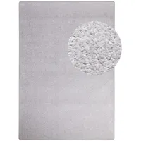 Steffensmeier Teppich Ibiza | Wohnzimmerteppich | Stilvoll | pflegeleicht, | Jugendteppich | Grau, Größe: 60x90 cm