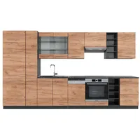Vicco Küchenzeile Fame-Line 355 x 81,6 x 60 cm Anthrazit
