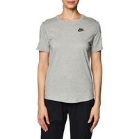 Nike Damen Club Essentials T-Shirt Grau, grau, X-Small