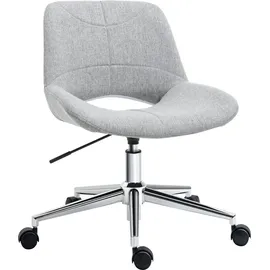 Homcom Leinenoptik Hellgrau