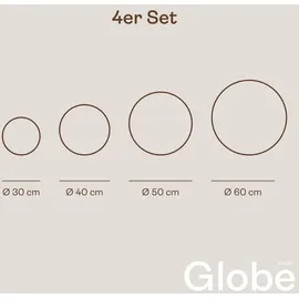 s.luce Globe pro Garten Außenkugel Kunststoff Ø 60 cm 1 Stück weiß