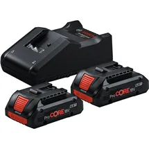 Bosch Professional Starterset ProCore 18 V Li-Ion 2 x 4,0 Ah 1600A01BA3