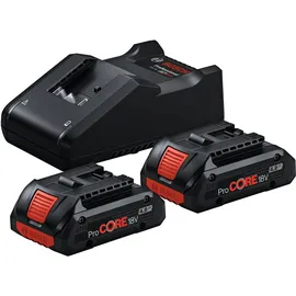 Bosch Professional Starterset ProCore 18 V Li-Ion 2 x 4,0 Ah 1600A01BA3