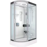 AcquaVapore Dusche Duschkabine D60-70T3L-EC 120x80 cm mit 2K Scheiben Versiegelung