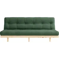 Karup Design Schlafsofa Lean, 2 Teile, mit Bettfunktion und Futonmatratze grün