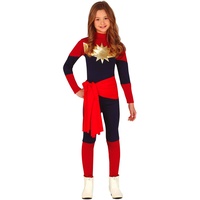 FIESTAS GUIRCA, S.L. Superheldin Captain Kostüm für Mädchen S1-(5/6 Jahre)