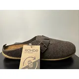 Rohde Herren Filz Pantolette Gr. 41 Mocca Pantoffel 6922