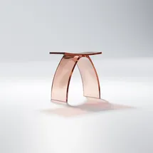 Steinberg Serie 432 Hocker aus Polyresin 415x225x420mm apricot