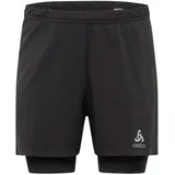 Odlo Herren Zeroweight 5 Inch Laufshorts, Schwarz, L